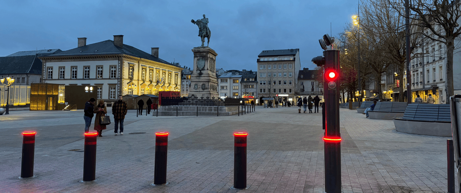 Hochfahrbare Barriere - AGSEC Sicherheitsdienst